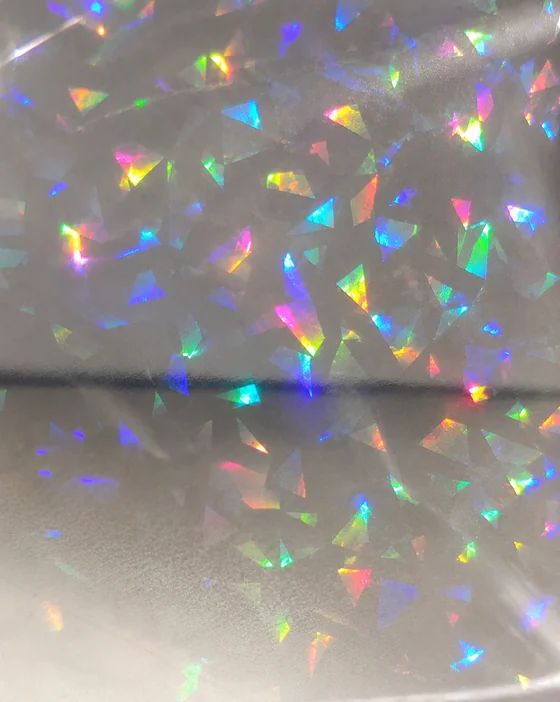 Acabamento Holográfico Triângulos