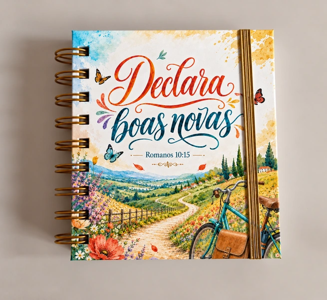 Declara as boas novas · Campo colorido · Fita dourada, A6