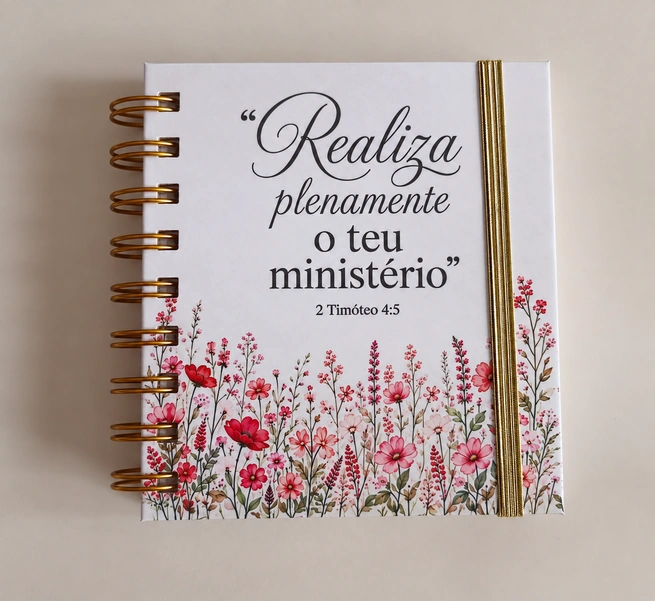 Realiza plenamente o teu ministério · Papoilas · Fita dourada, A6