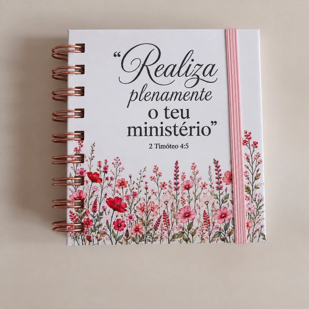 Realiza plenamente o teu ministério · Papoilas · Fita rosa, A6